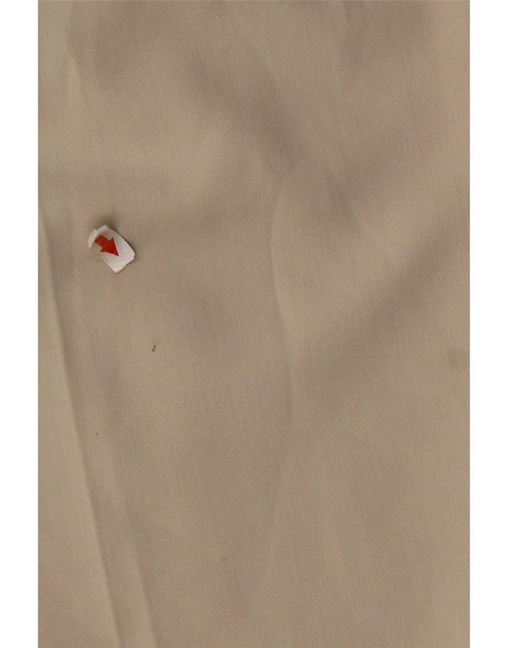 Женские зауженные костюмные брюки Zara среднего размера W28 L26 из белого полиэстера