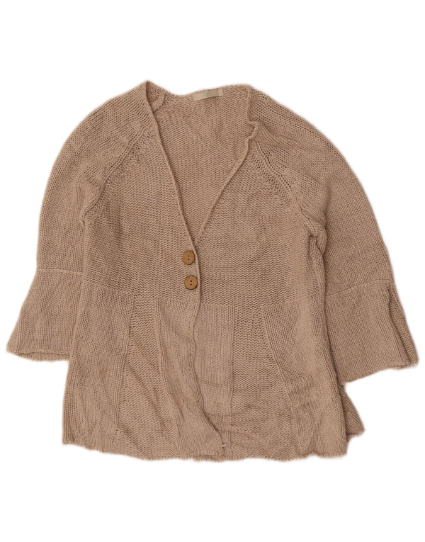 Женский кардиган с рукавом 3/4 Marks & Spencer UK 12, средний бежевый