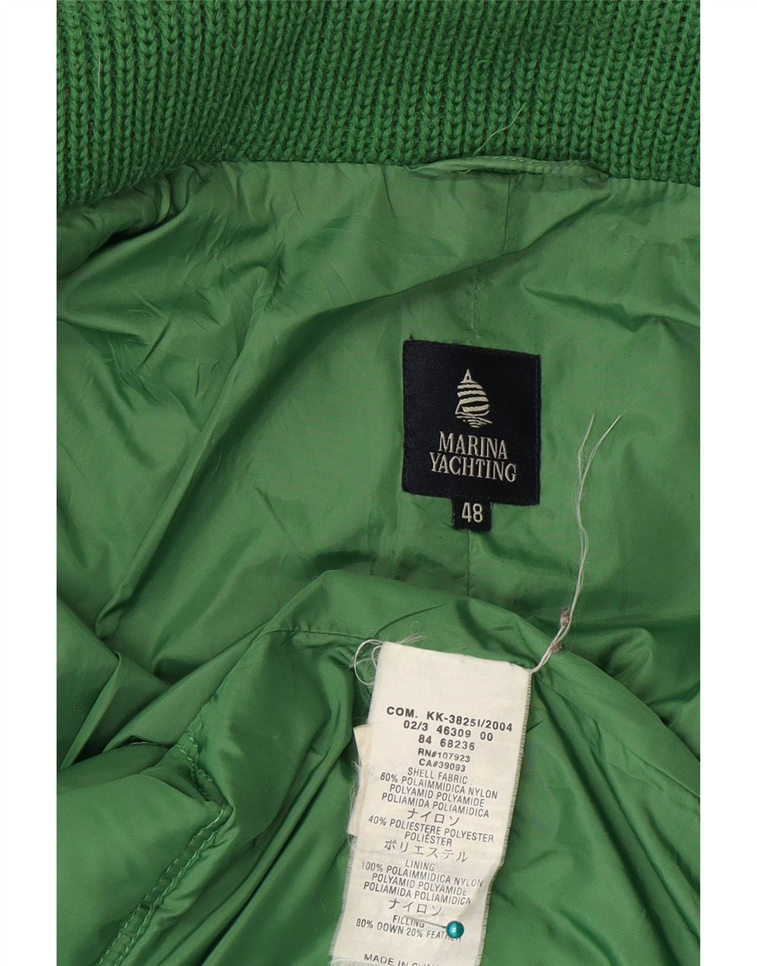Женская утепленная куртка Marina Yachting IT 48 XL Зеленый Полиамид