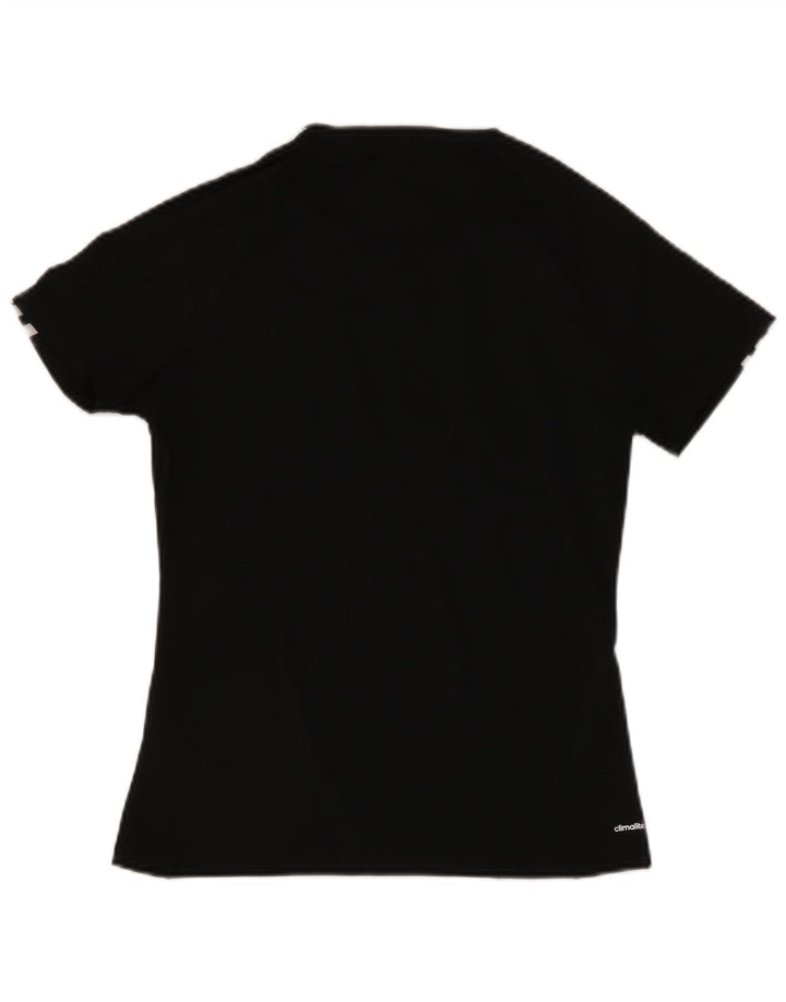 Женская футболка Adidas Climalite Top UK 8/10, маленький черный полиэстер