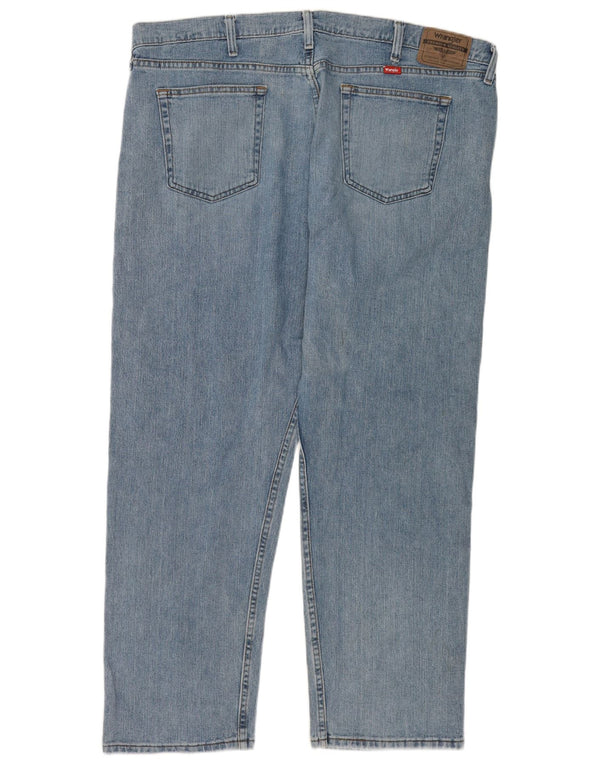 Мужские прямые джинсы свободного покроя Wrangler W42 L30, синий хлопок
