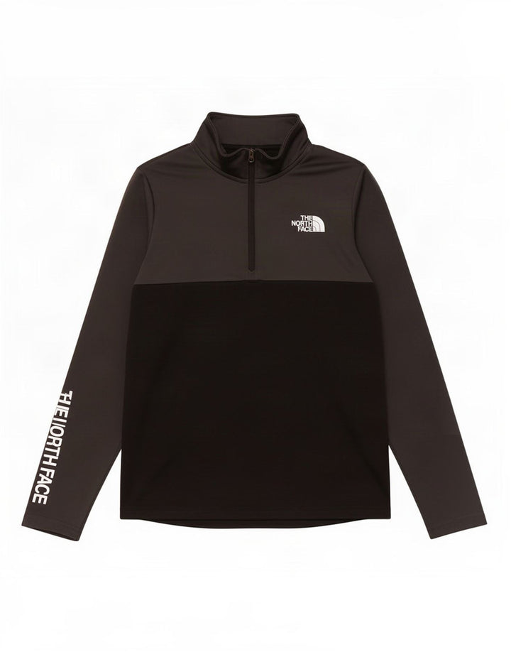 Пуловер с рисунком The North Face для мальчиков, спортивный костюм, топ 11–12 лет, большой серый цвет