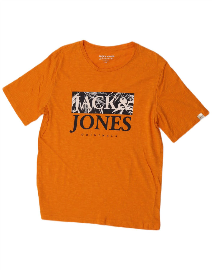 Мужская футболка с рисунком Jack & Jones, средний оранжевый