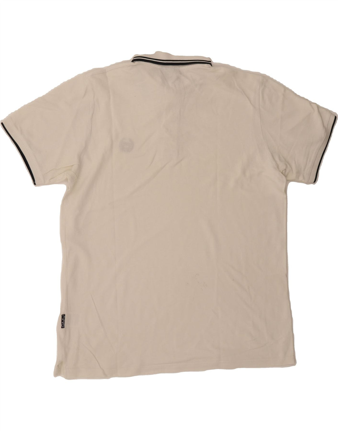 GIANMARCO VENTURI Mens Polo Shirt 2XL White Cotton Vintage Gianmarco Venturi and Second-Hand Gianmarco Venturi from Messina Hembry 