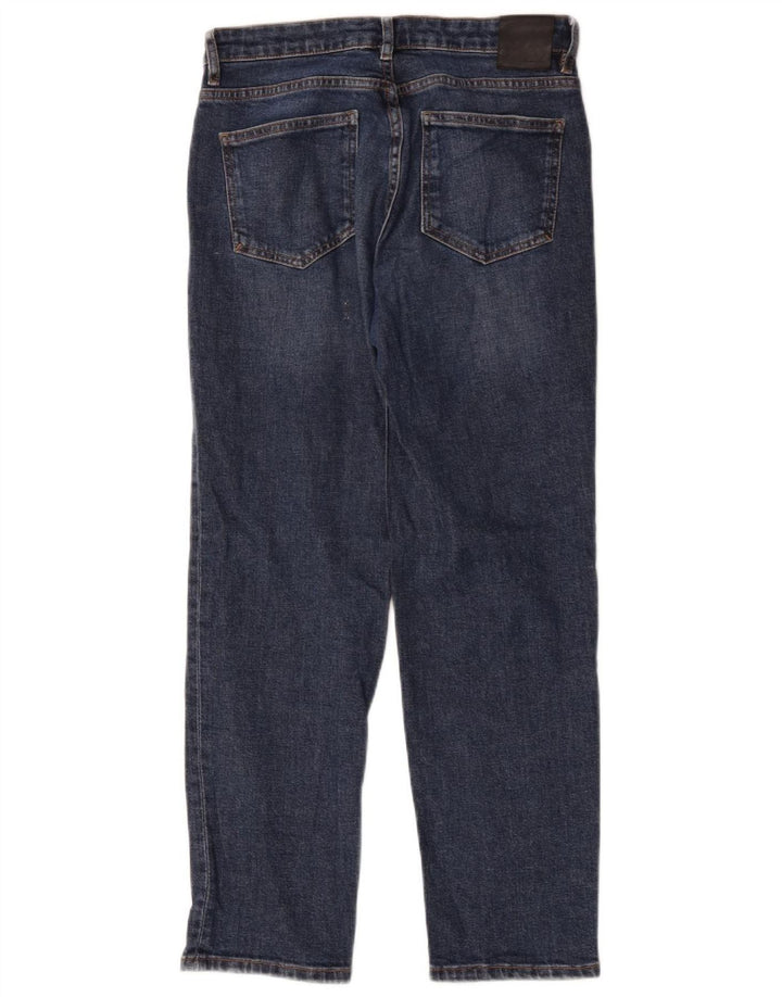 Женские прямые джинсы Massimo Dutti W30 L27, синий хлопок