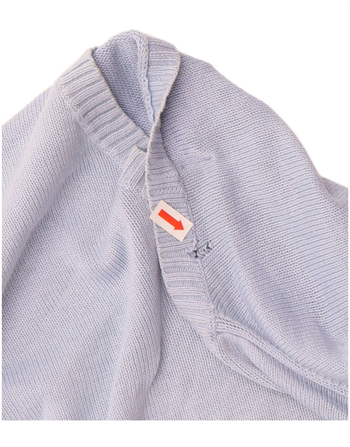 POLO RALPH LAUREN Джемпер с v-образным вырезом для мальчиков, свитер 13–14 лет, размер XL, синий хлопок