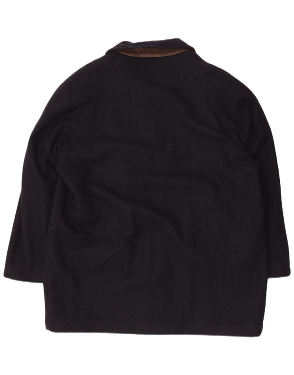 Мужское пальто Green Fox IT 56 3XL Темно-синее, шерсть