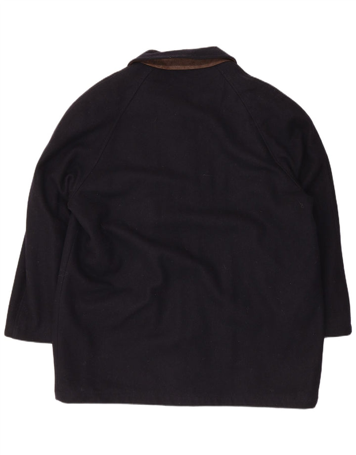 Мужское пальто Green Fox IT 56 3XL Темно-синее, шерсть