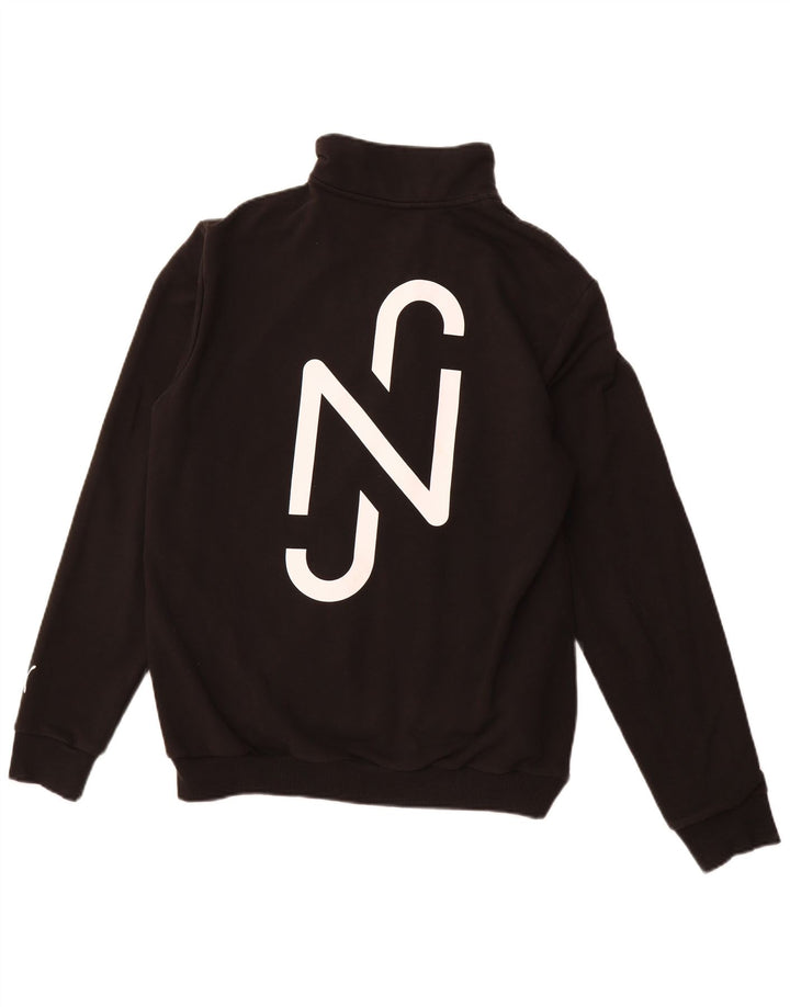 Мужская спортивная куртка с графическим рисунком PUMA, большая черная