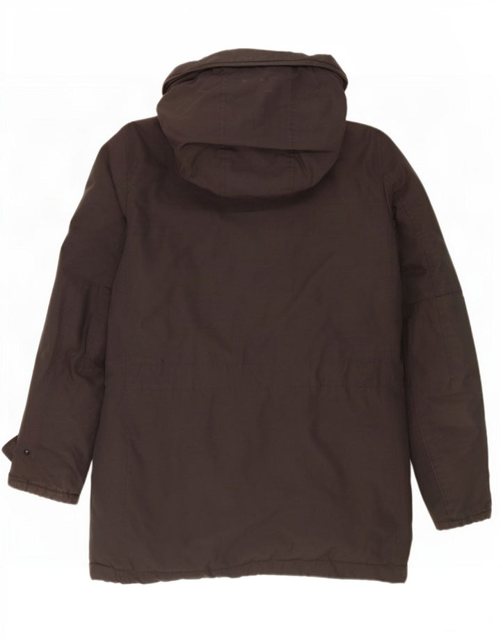 Мужское стеганое пальто с капюшоном Woolrich UK 36, маленький серый хлопок