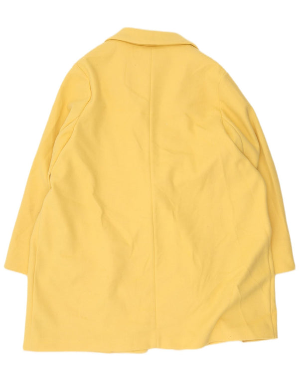 Женское пальто Marks & Spencer UK 24 4XL Желтый хлопок