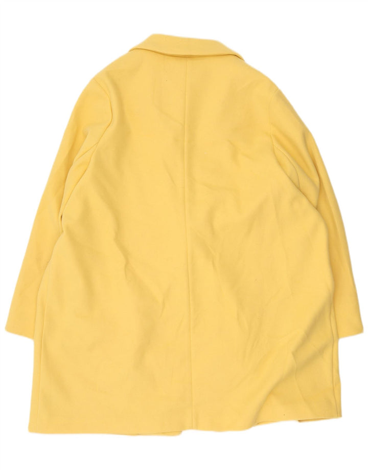 Женское пальто Marks & Spencer UK 24 4XL Желтый хлопок
