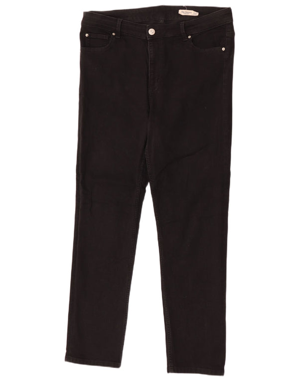 Женские прямые джинсы Marks & Spencer The Sienna UK 16, большие W34 L29, черные