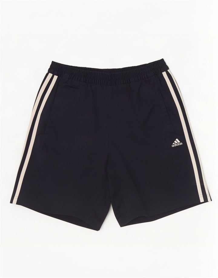 Мужские спортивные шорты Adidas, маленькие, темно-синие, полиэстер