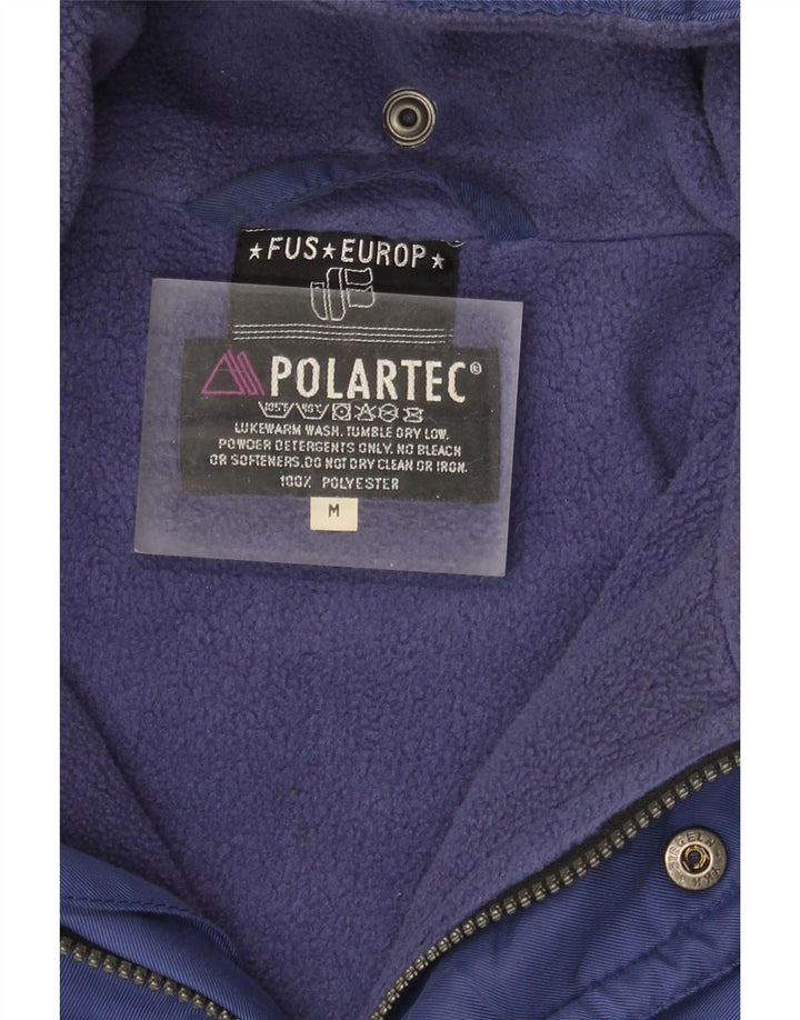 Мужская ветровка большого размера Polartec UK 38, средний синий полиэстер