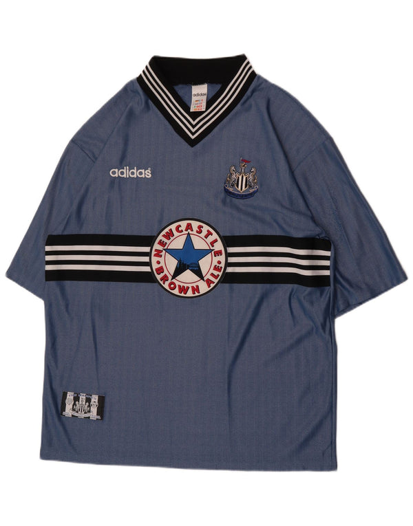 Мужская выездная рубашка Adidas Newcastle United 1996-1997 XL, синяя, полиэстер, спортивная