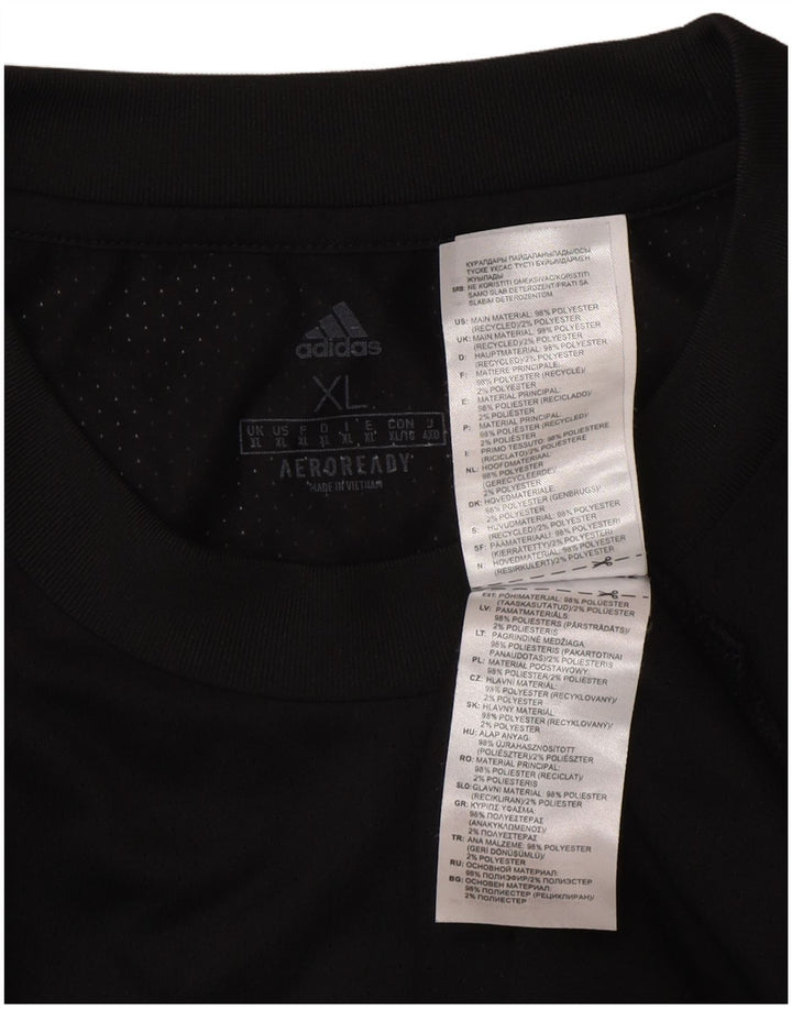 Мужской жилет Adidas Aeroready Top XL, черный полиэстер