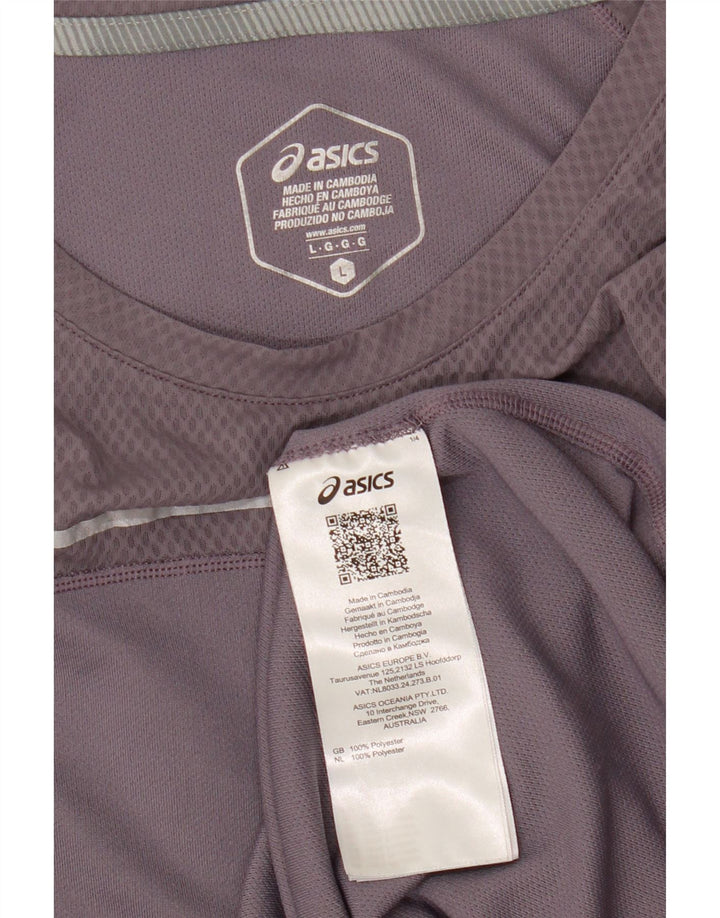 Asics Women UK 14 Большие спортивные кроссовки из полиэстера фиолетового цвета