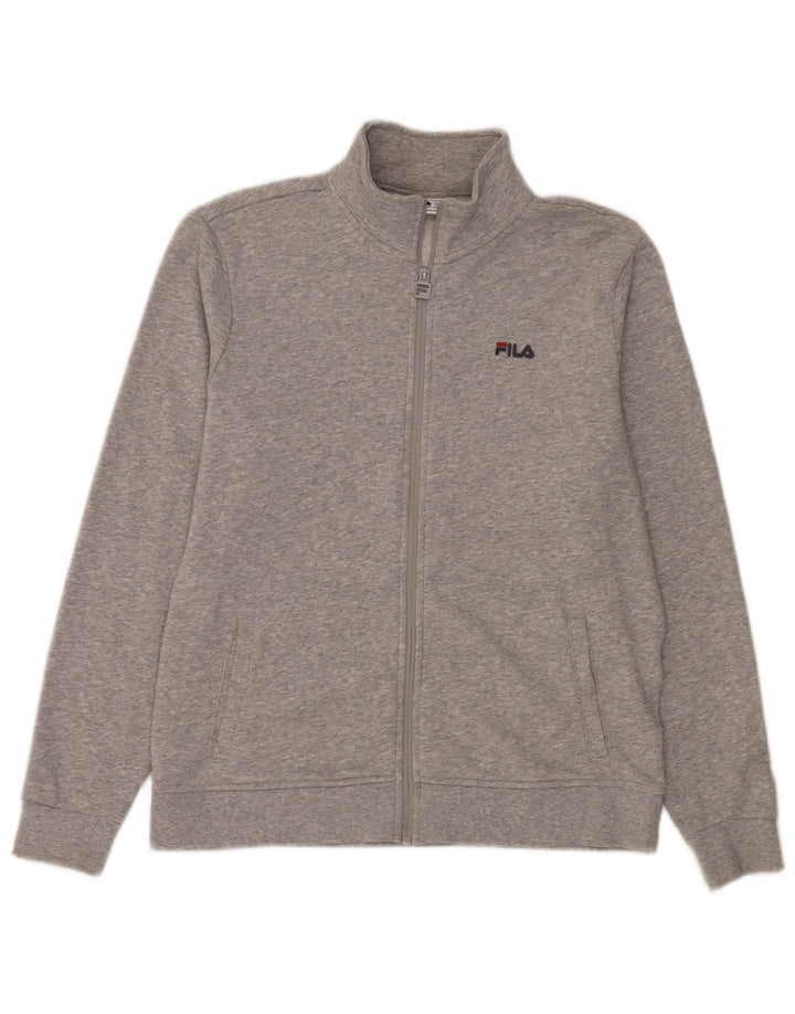 Fila Женский спортивный костюм Top Jacket UK 14 Средне-серый хлопок