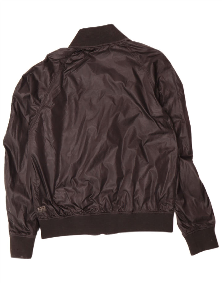 Мужская куртка-бомбер с графическим рисунком G-Star UK 38, средний черный полиамид