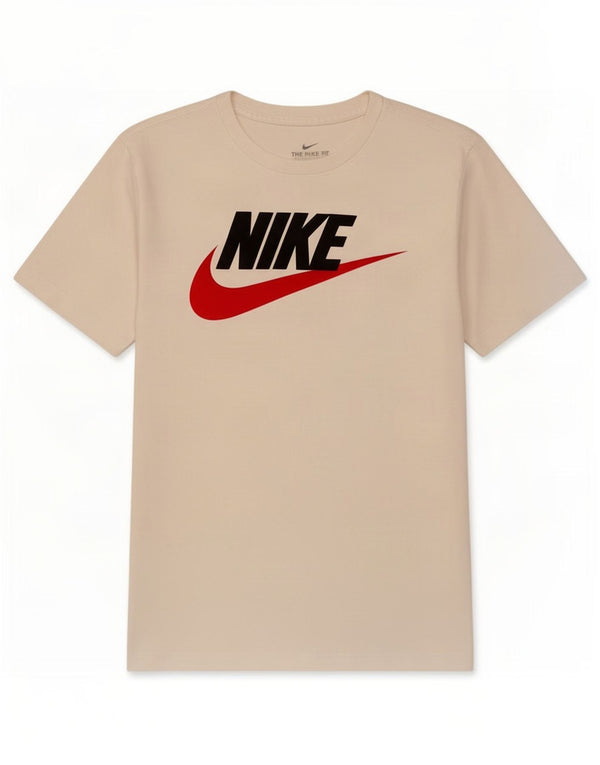 Мужская футболка с рисунком Nike, маленький белый хлопок
