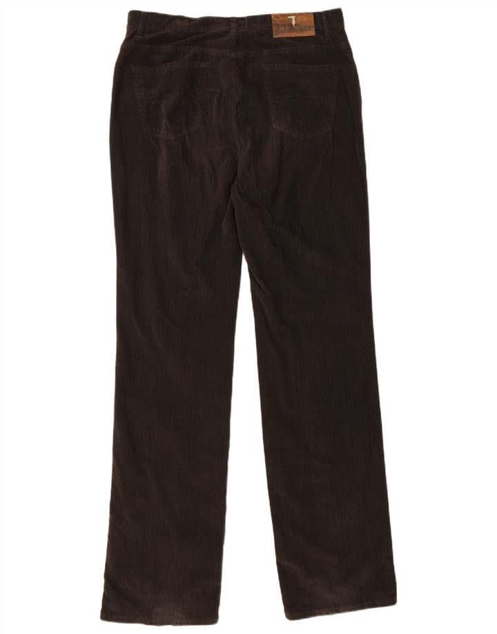 TRUSSARDI Мужские прямые джинсы IT 48 Medium W32 L34 Черный хлопок