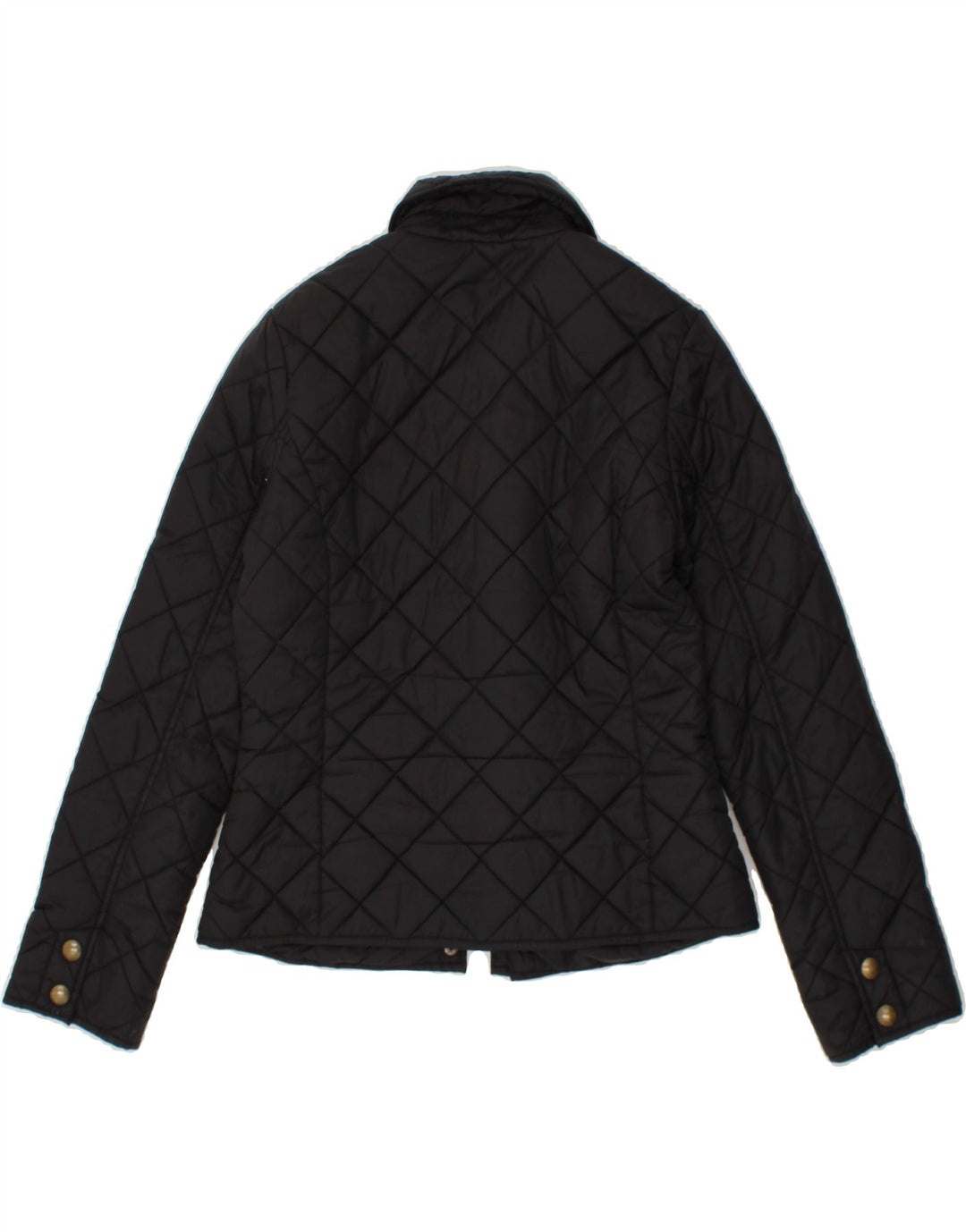 JOULES Womens Quilted Jacket UK 10 Small Black Polyamide Vintage Joules and Second-Hand Joules from Messina Hembry 