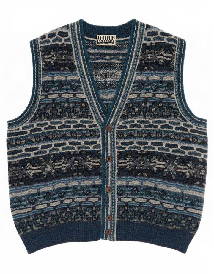 Мужской кардиган Marcazzani IT 50 Medium Multicolored Fair Isle