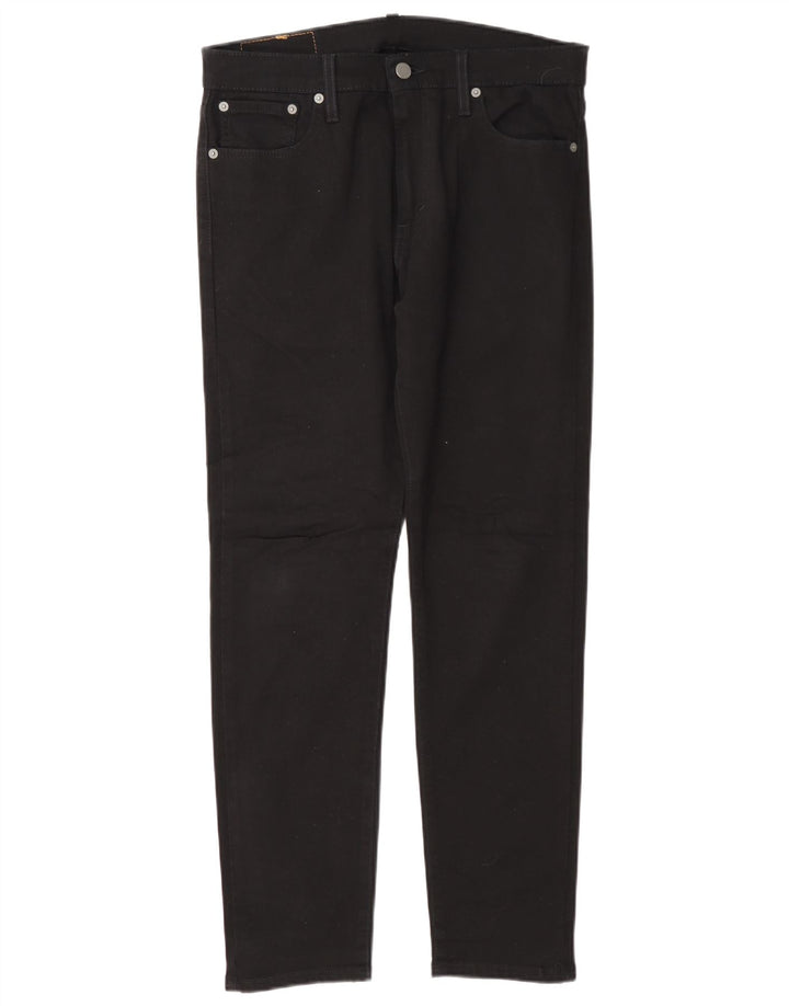 Мужские зауженные джинсы Levi's 512 W30 L30 черные