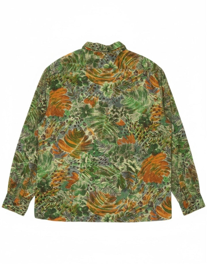 Мужская рубашка East Coast, большая разноцветная с цветочным принтом