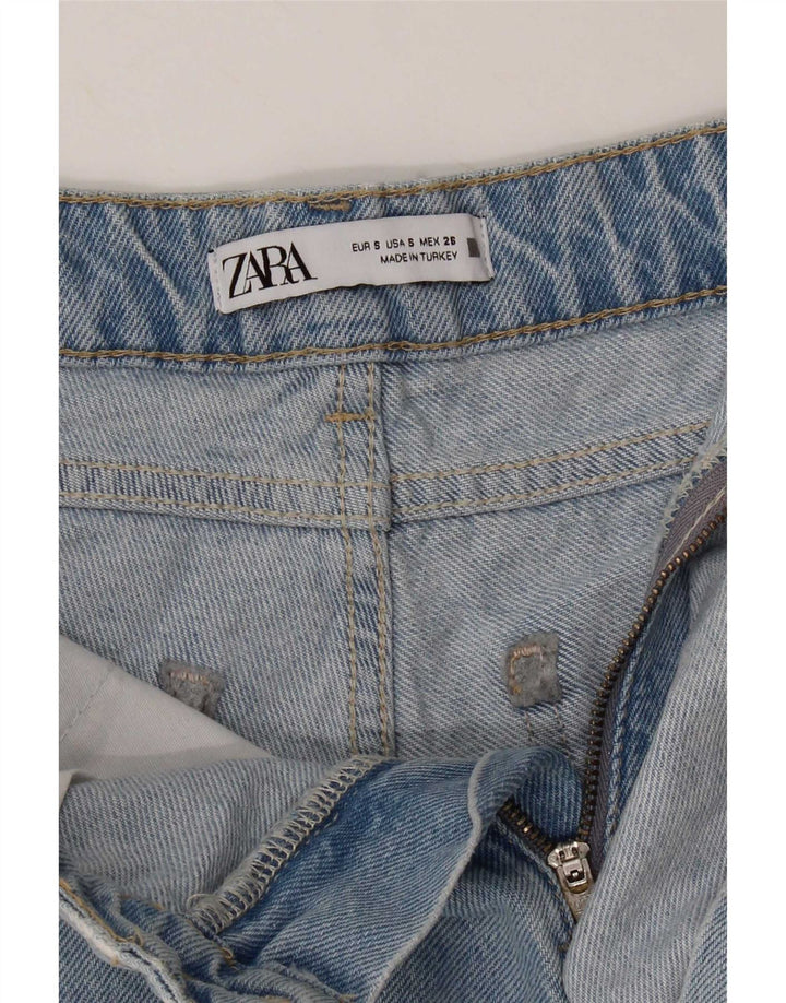 Женские джинсовые шорты Zara, маленькие W26, синие