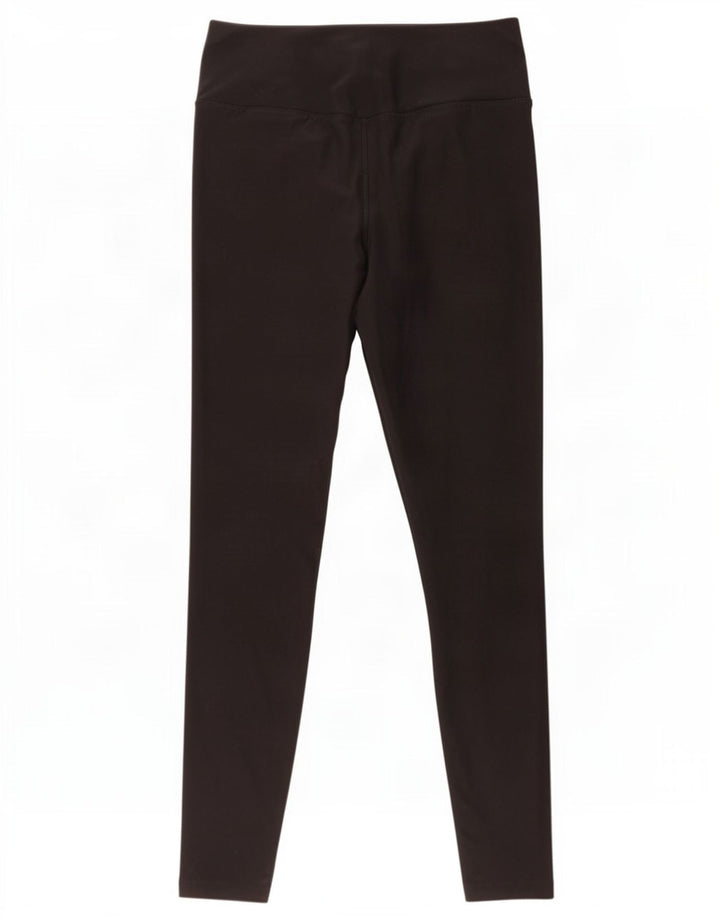 Женские леггинсы Nike Dri Fit UK 10, маленькие черные полиэстер