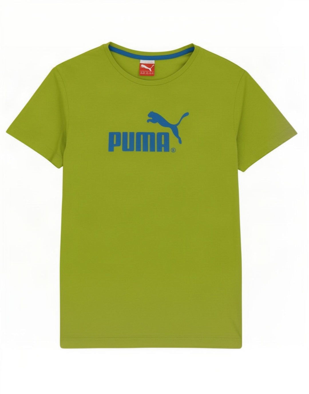 Мужская футболка с рисунком Puma, средний зеленый цвет