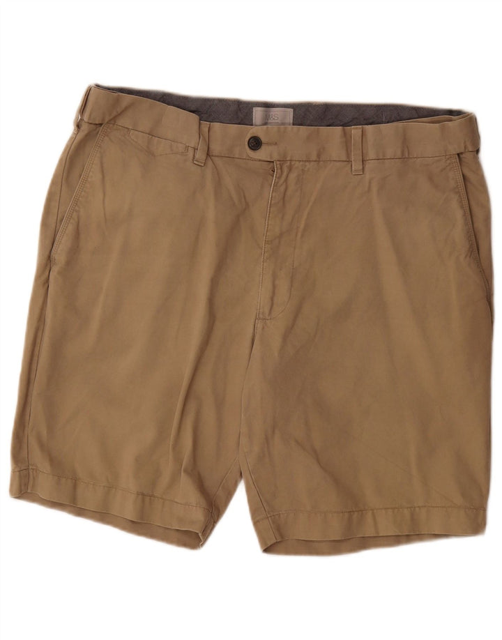 Мужские шорты чинос MARKS & SPENCER W38 XL, бежевый хлопок