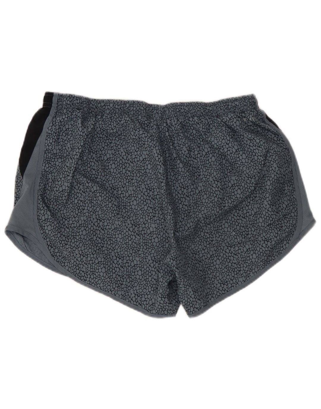 Женские спортивные шорты NIKE Dri Fit UK 12, средний синий цвет, полиэстер с цветными блоками