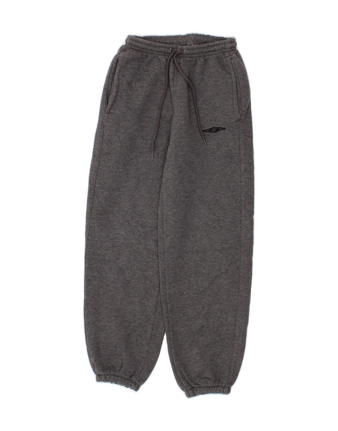 UMBRO Boys Tracksuit Trousers Joggers 10-11 Years Medium Grey Polyester Vintage Umbro and Second-Hand Umbro from Messina Hembry 