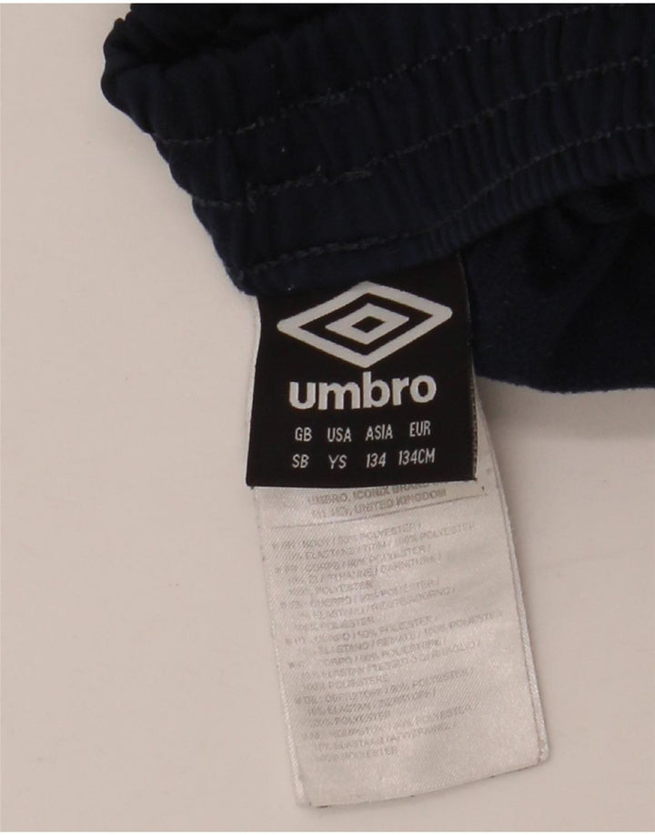 UMBRO Спортивные брюки для мальчиков 9–10 лет, маленькие, темно-синие, с цветными блоками