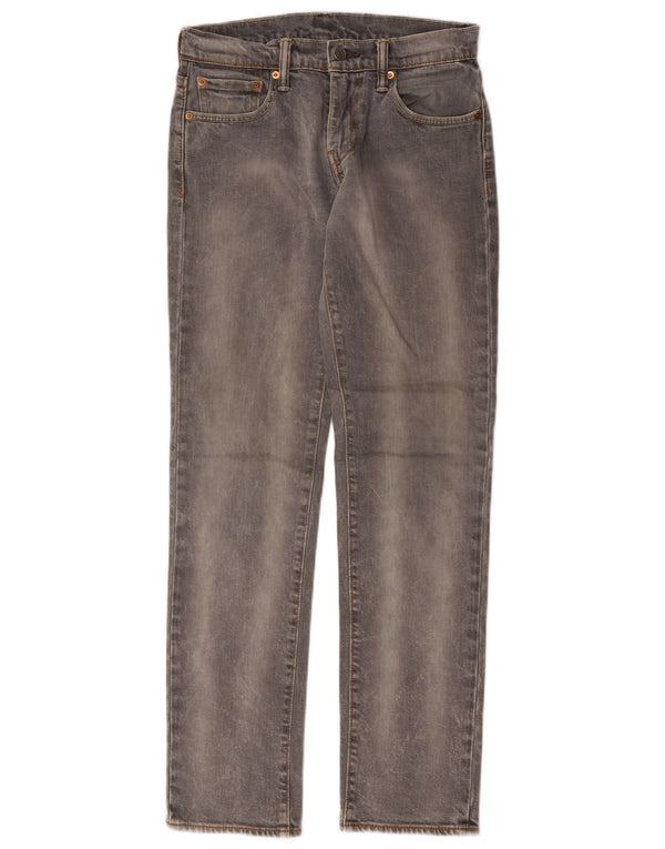 Мужские джинсы Levi's Slim 511 W28 L32 Серые хлопковые