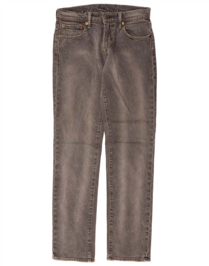 Мужские джинсы Levi's Slim 511 W28 L32 Серые хлопковые