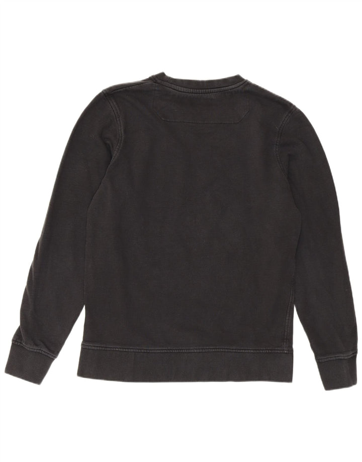 Мужской свитшот с рисунком Jack & Jones, маленький черный хлопковый джемпер