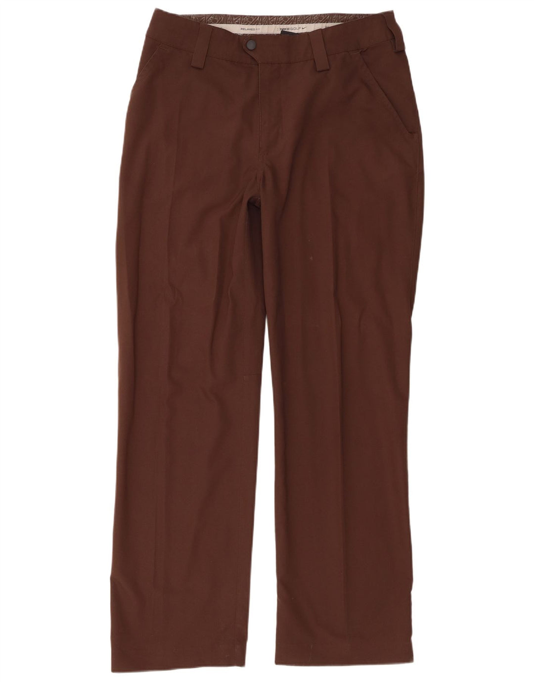 Мужские брюки-карго прямого кроя свободного кроя Nike Golf W32 L31 коричневые из полиэстера