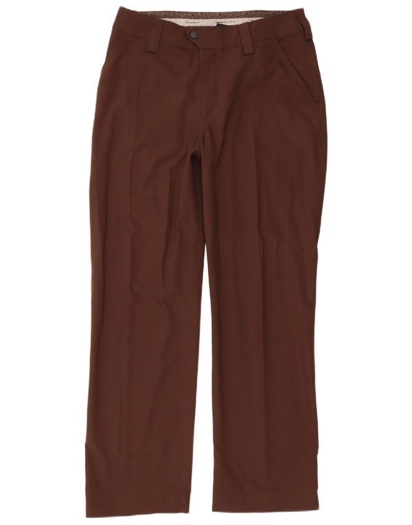 Мужские брюки-карго прямого кроя свободного кроя Nike Golf W32 L31 коричневые из полиэстера