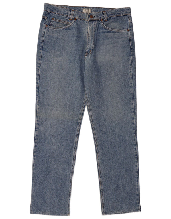 Мужские зауженные джинсы Valentino W34 L30 синие, хлопок