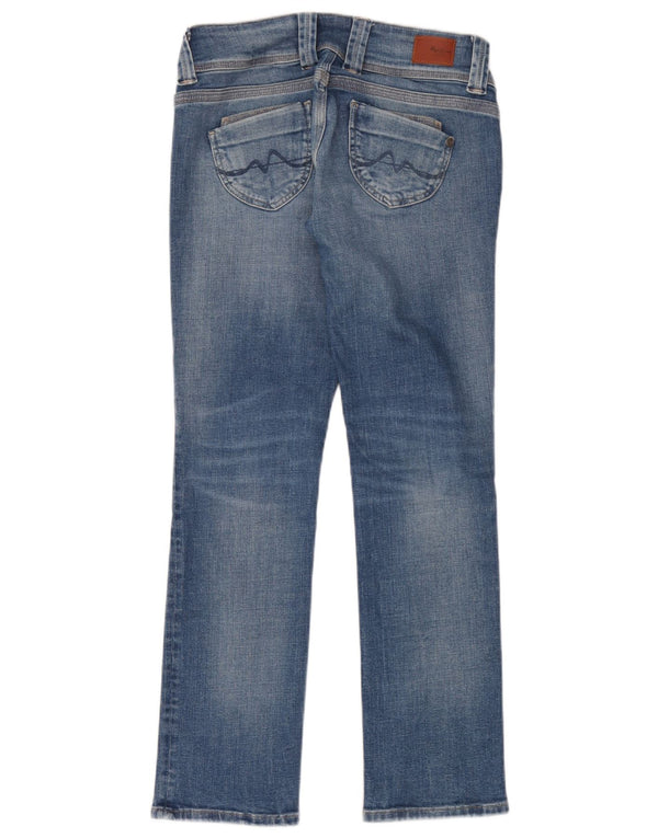 PEPE Jeans Женские узкие джинсы W29 L30 Синий хлопок