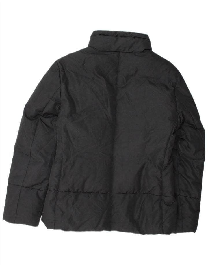 Женская стеганая куртка SISLEY UK 14, средний черный полиэстер