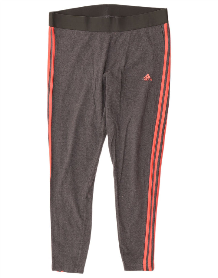 Женские леггинсы Adidas XL серые, хлопок