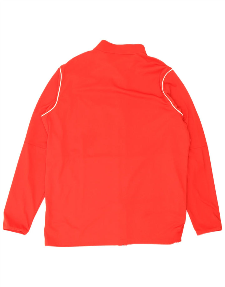 Мужская спортивная куртка с графическим рисунком Nike Dri Fit XL, красный полиэстер