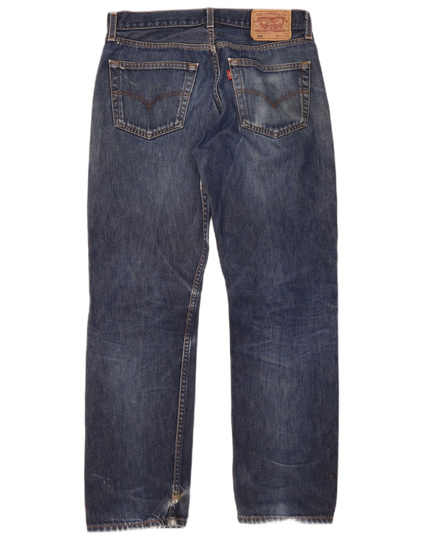 Мужские прямые джинсы Levi's 501 W32 L30 синие, хлопок