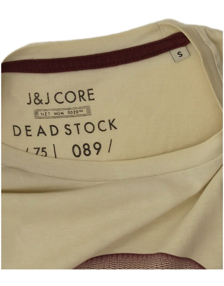 Мужская футболка с рисунком Jack & Jones, маленькая белая