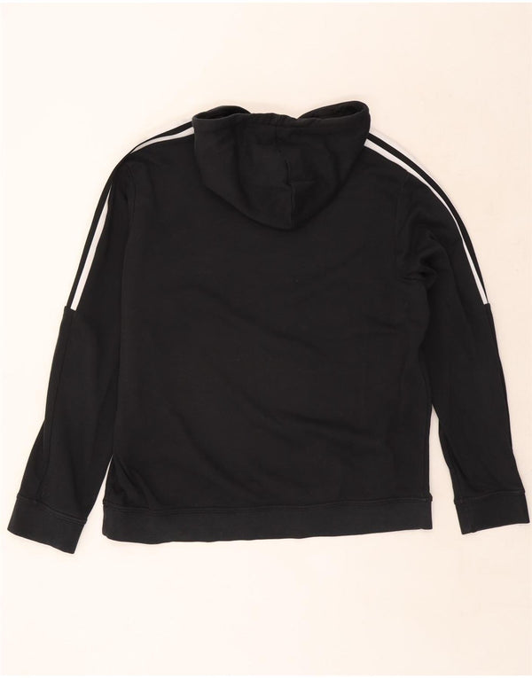Мужской джемпер с капюшоном Adidas XL, черный хлопок